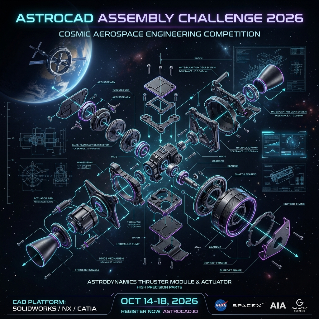 AstroCAD Assembly Challenge Poster